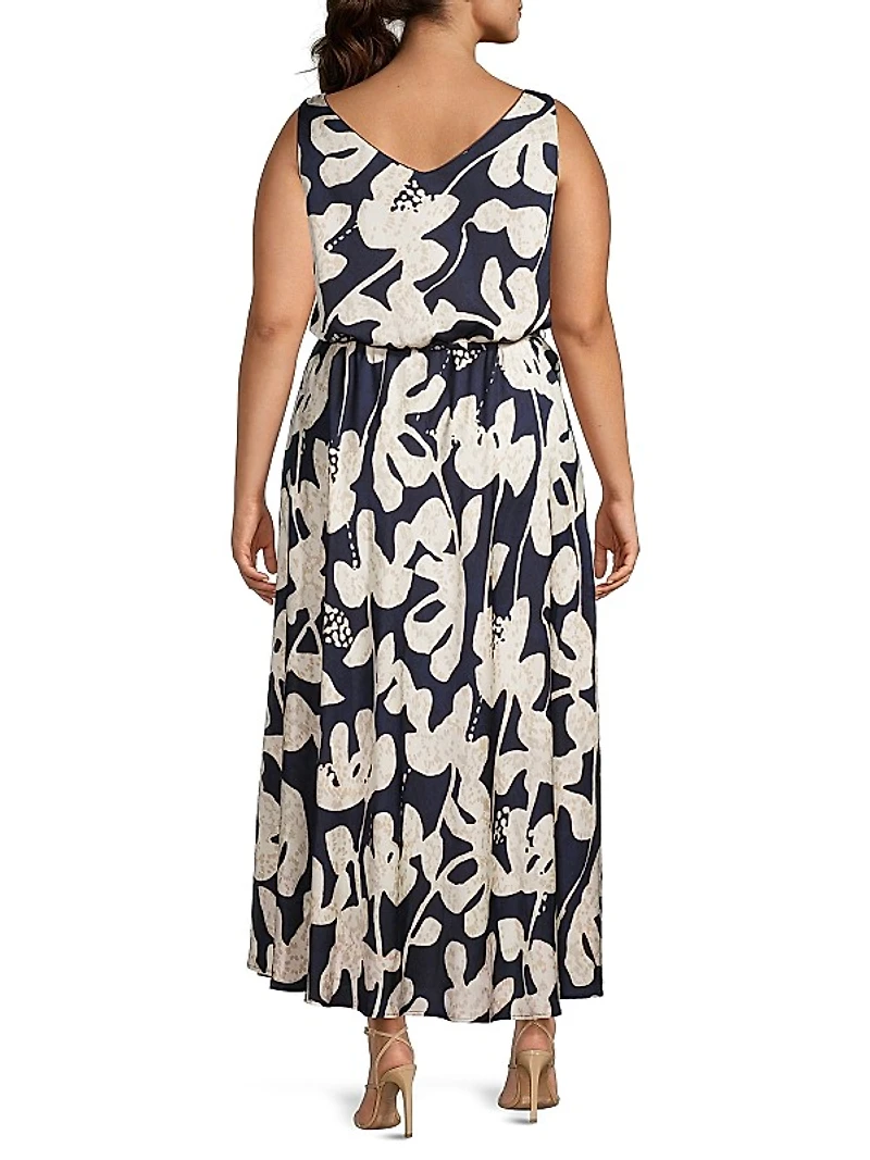Water Lilies Bianca Maxi Dress