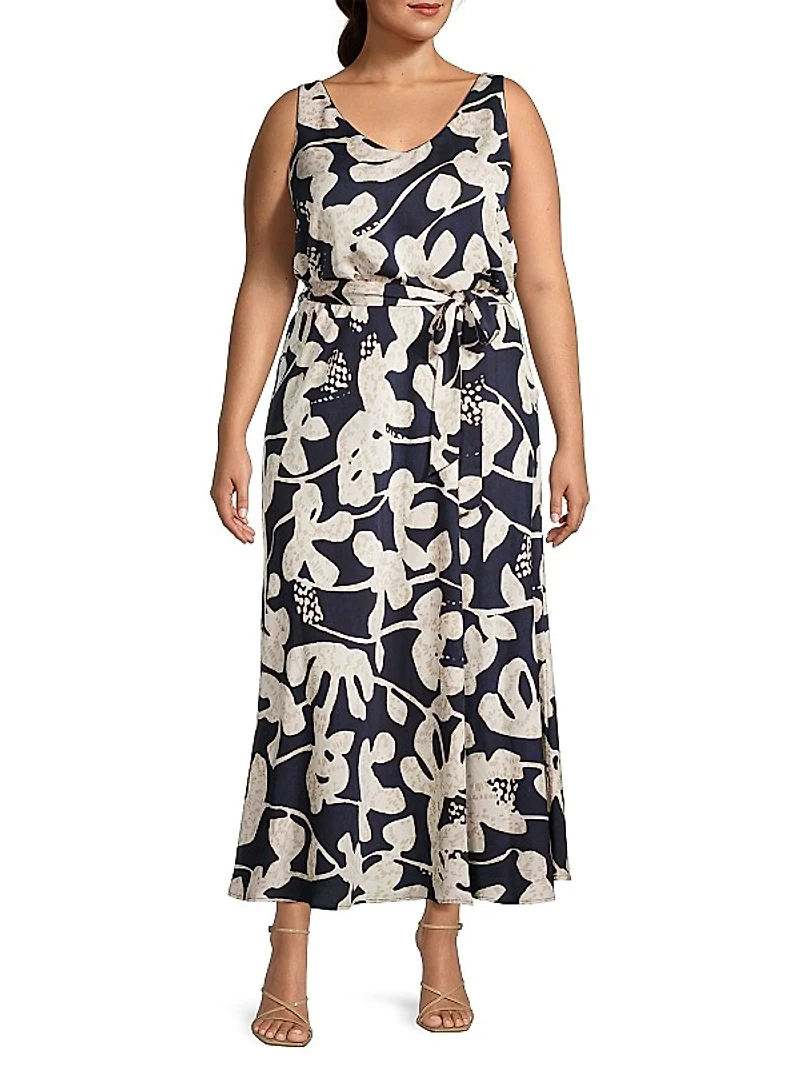 Water Lilies Bianca Maxi Dress