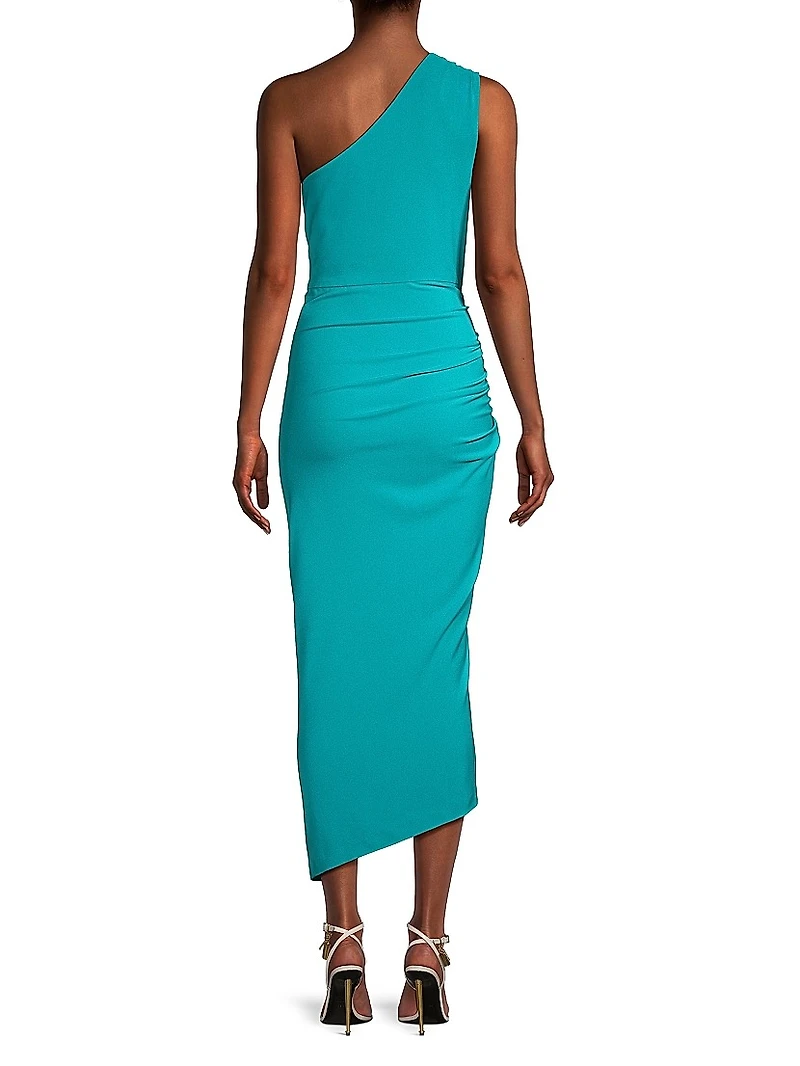 Monty Asymmetric Column Dress