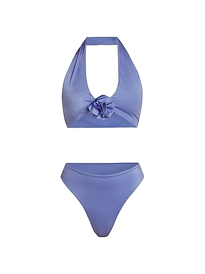 Al Sur Lebrija Halter High-Waisted Bikini