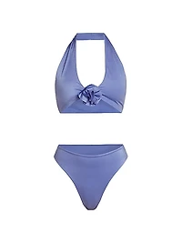 Al Sur Lebrija Halter High-Waisted Bikini