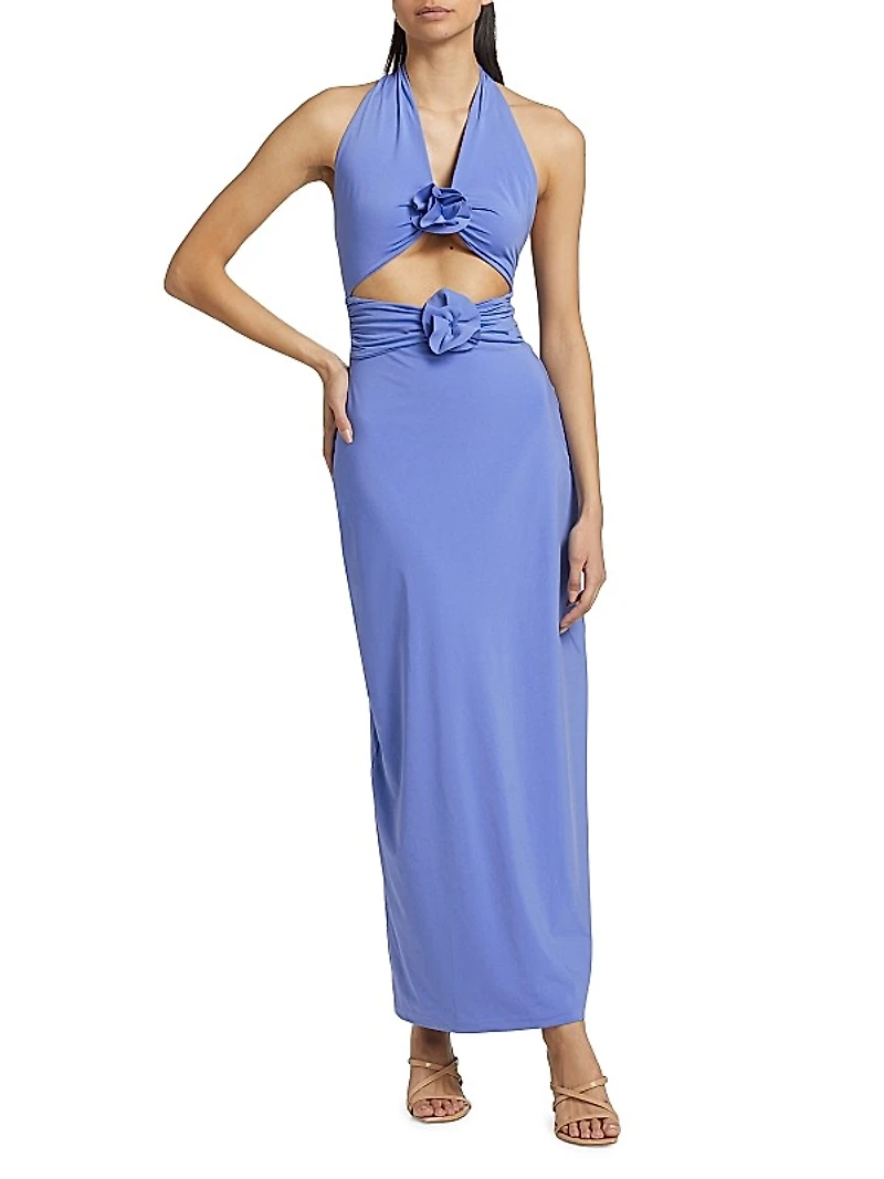 Vaupes Cut-Out Midi-Dress