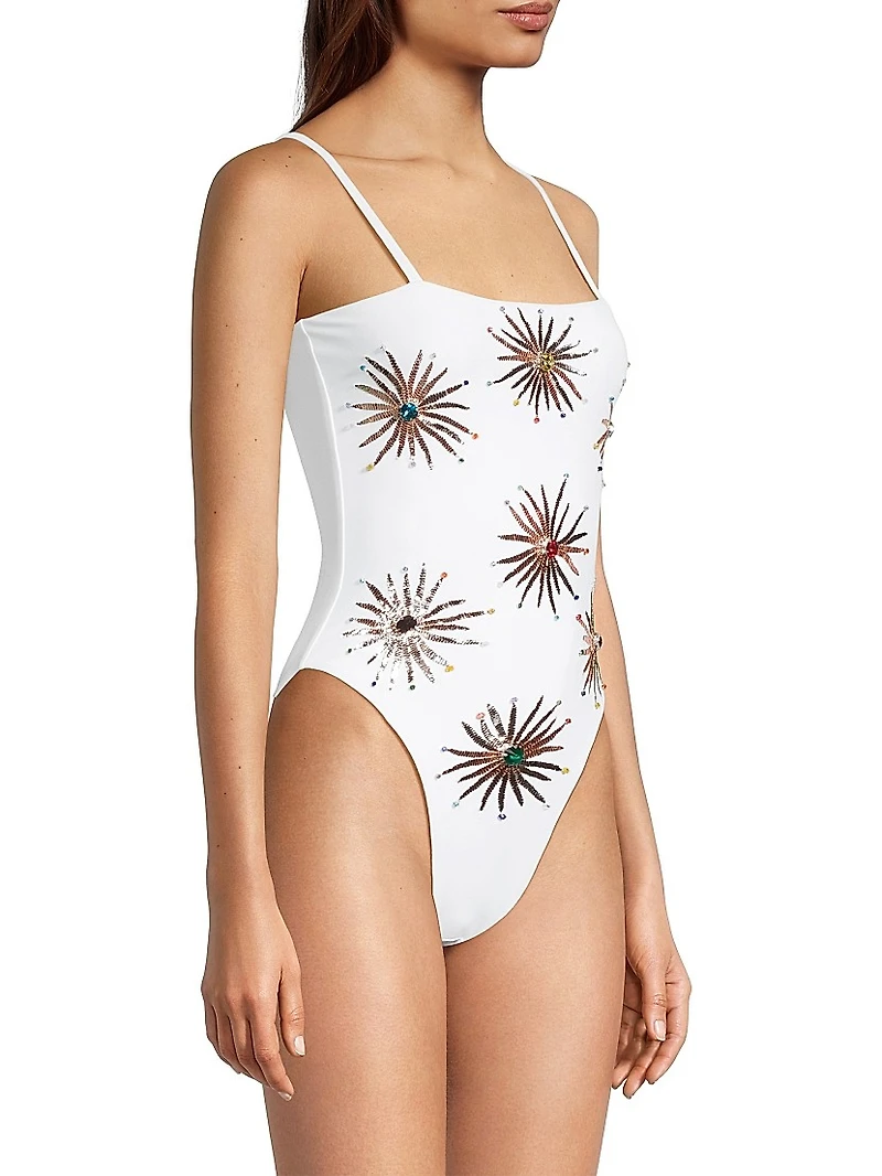 Dolly Sequined One-Piece Swimsuit
