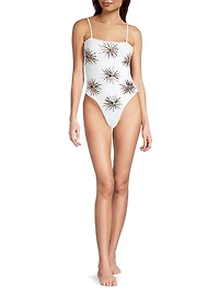 Dolly Sequined One-Piece Swimsuit