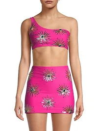 Beatrix Sunburst 2-Piece Swim Skirt Set