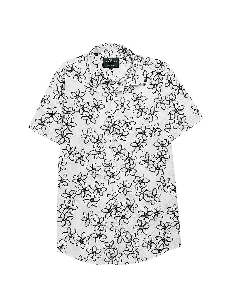 Wingrove Floral Cotton Slim-Fit Shirt