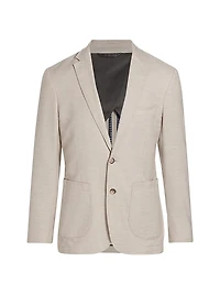 Chester Place Cotton & Wool-Blend Two-Button Slim-Fit Sport Coat