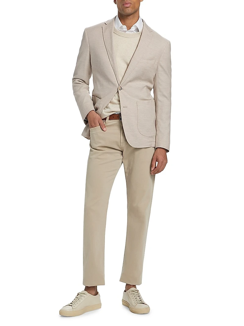 Chester Place Cotton & Wool-Blend Two-Button Slim-Fit Sport Coat