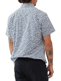 Bolton Street Abstfract Cotton Slim-Fit Shirt