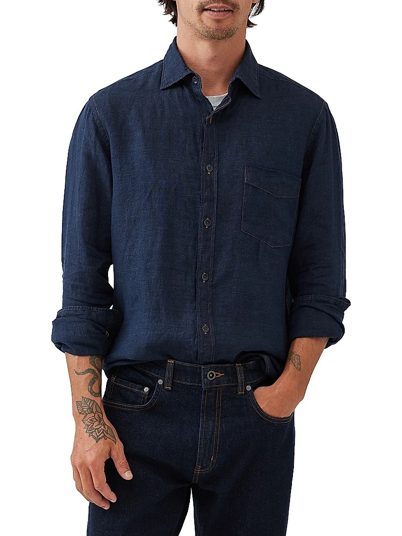 Kingswell Linen Chambray Shirt
