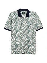 Arundel Palm Leaf Cotton Polo Shirt