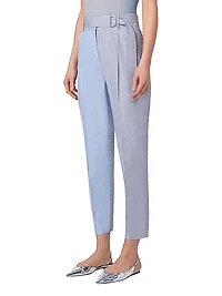 Fred Pinstripe Cotton Tapered Pants