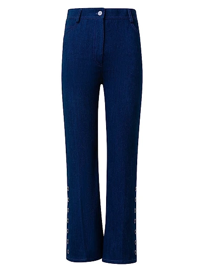 Cali High-Rise Stretch Flared Jeans