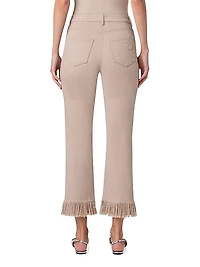 Marli Fringe Tapered Ankle Jeans