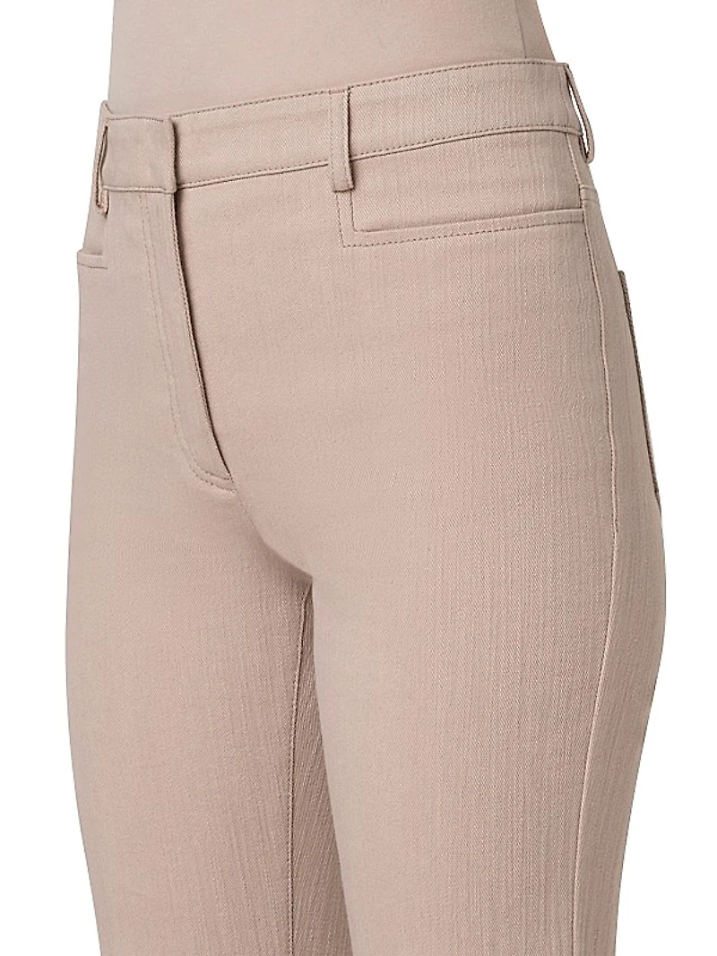 Marli Fringe Tapered Ankle Jeans