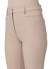 Marli Fringe Tapered Ankle Jeans
