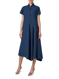 Cotton A-Line Shirtdress