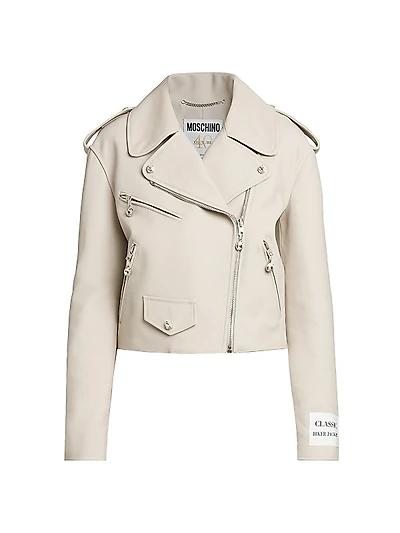 Sheep Leather Crop Jacket