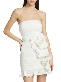 Isla Ruffle-Trim Minidress