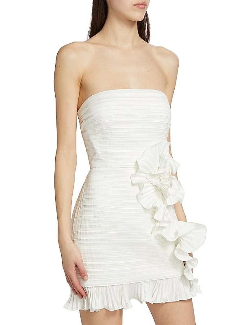 Isla Ruffle-Trim Minidress