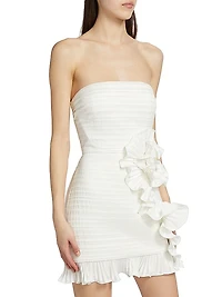 Isla Ruffle-Trim Minidress