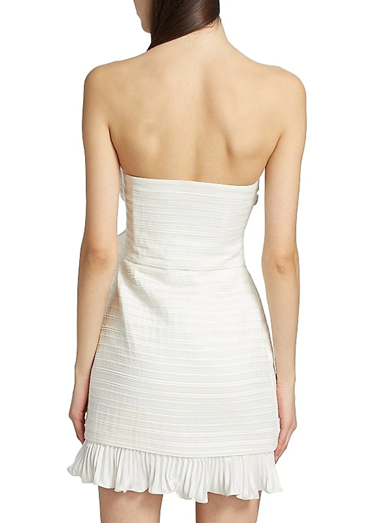 Isla Ruffle-Trim Minidress