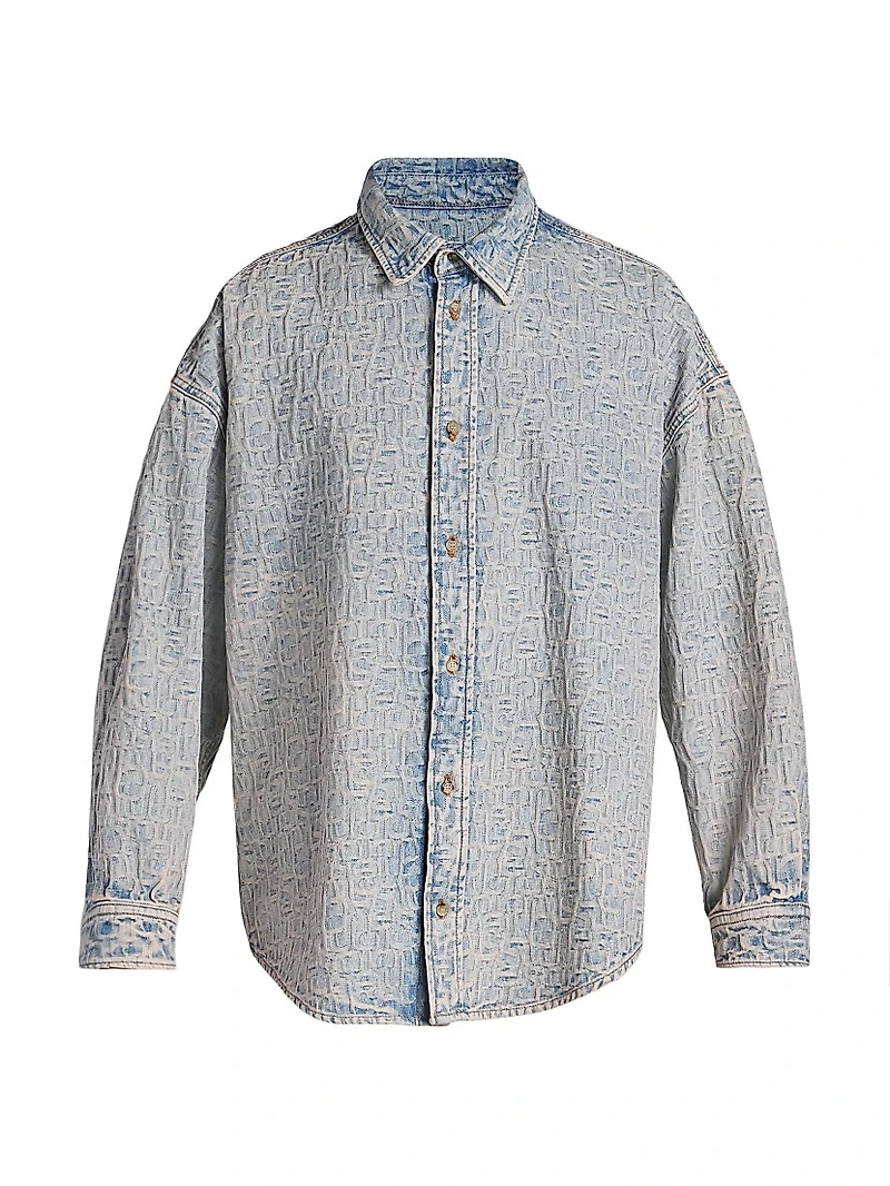 Setar Denim Monogram Shirt