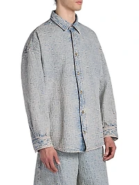 Setar Denim Monogram Shirt
