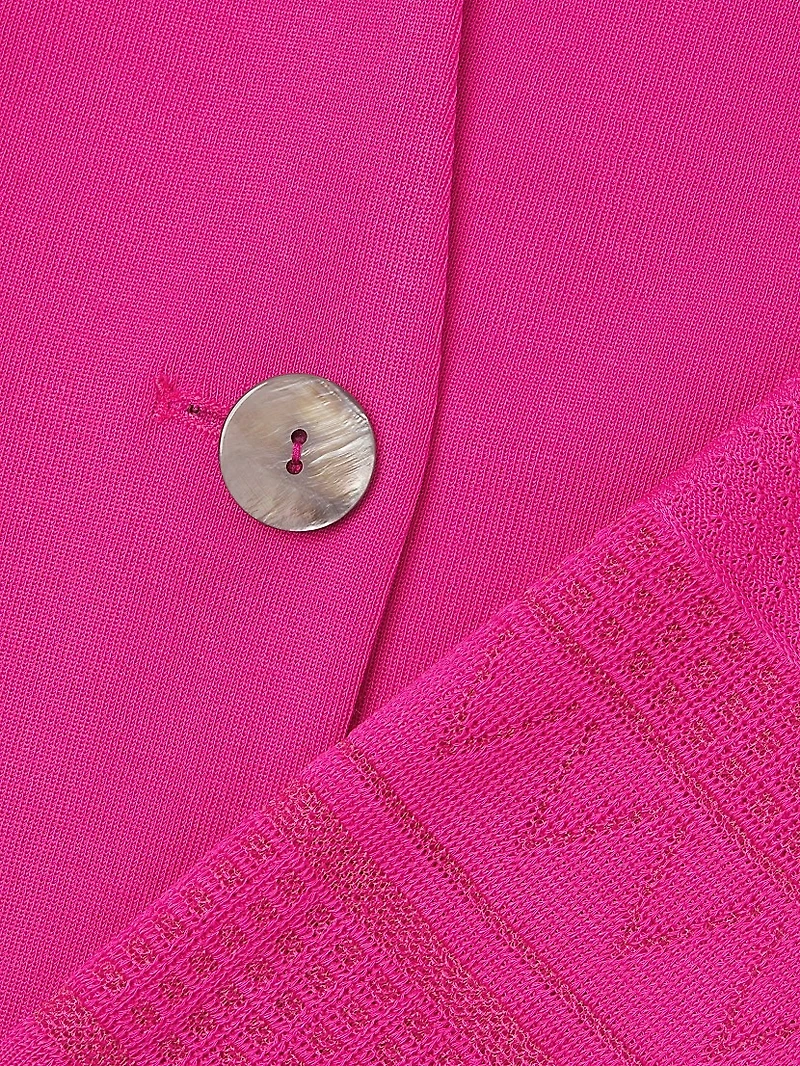 Plus Burnout Single-Button Jacket