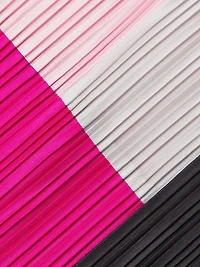 Colorblocked Knee-Length Dress