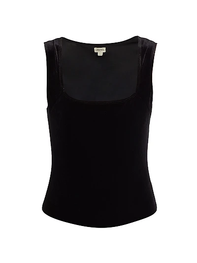 Velvet Squareneck Bodysuit
