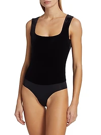 Velvet Squareneck Bodysuit