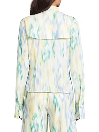 Trench Ikat-Inspired Shirt