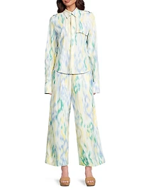 Trench Ikat-Inspired Shirt