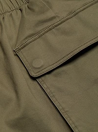 Cotton Twill Cargo Shorts