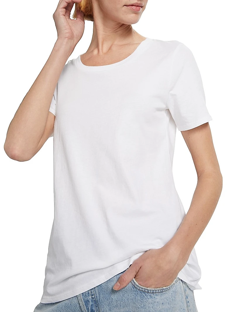 Jersey Cotton Crewneck T-Shirt