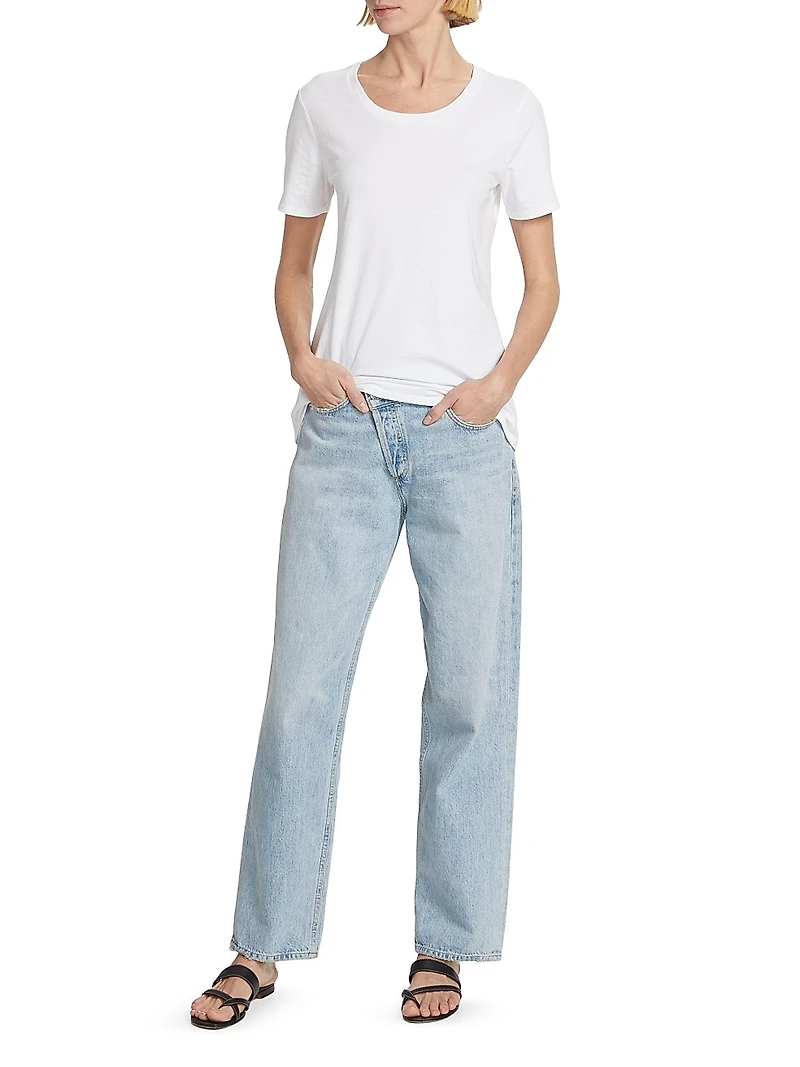 Jersey Cotton Crewneck T-Shirt