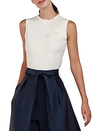 Kathryn Embellished Knit Top