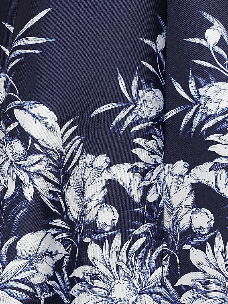 Hattie Mikado A-Line Midi-Dress