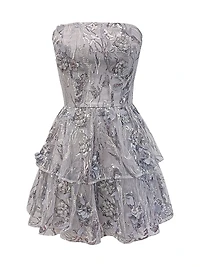 Callie Strapless Sequined Minidress