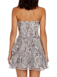 Callie Strapless Sequined Minidress