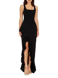 Charlene Ruffle Mermaid Gown