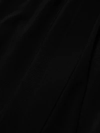 Tie-Front Jersey Knee-Length Dress