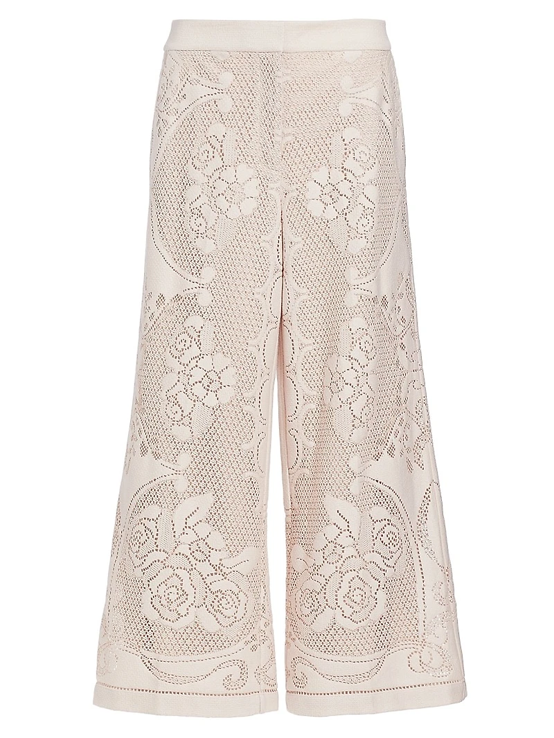 Anisa Summer Lace Wide-Leg Pants
