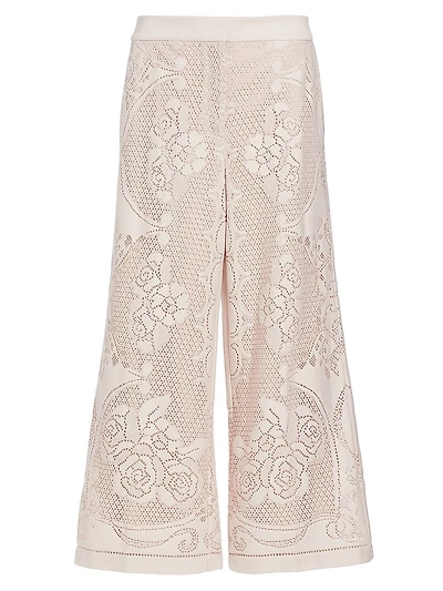 Anisa Summer Lace Wide-Leg Pants