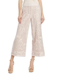 Anisa Summer Lace Wide-Leg Pants