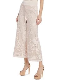 Anisa Summer Lace Wide-Leg Pants