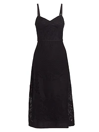 Willow Summer Lace Midi-Dress