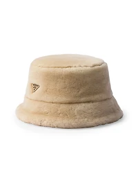 Shearling Bucket Hat