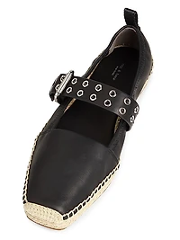Anteros Leather Espadrilles